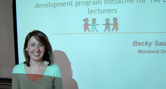 Photo: Presenter - Becky Saunders