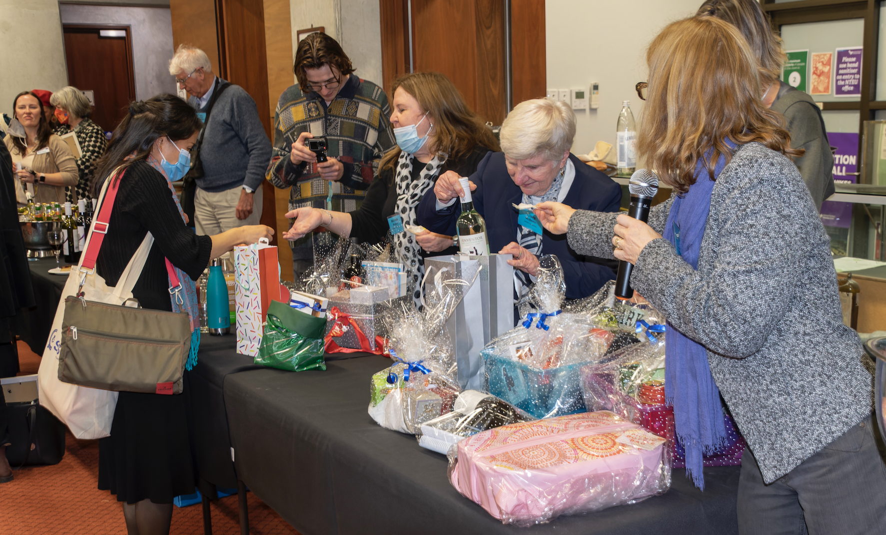 Photo: Raffle action