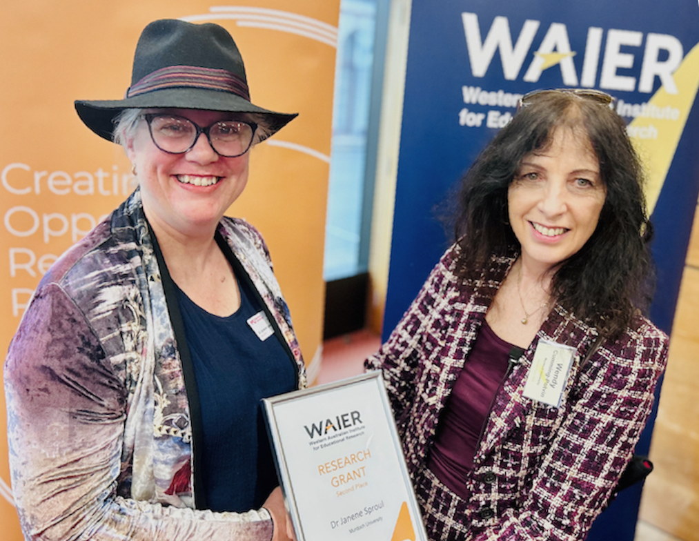 Photo: WAIER Research Grant Award: Dr Janene Sproule