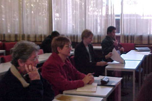 A session in progress