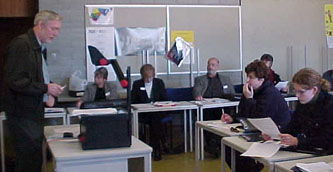 At the presentation by Gary Partington